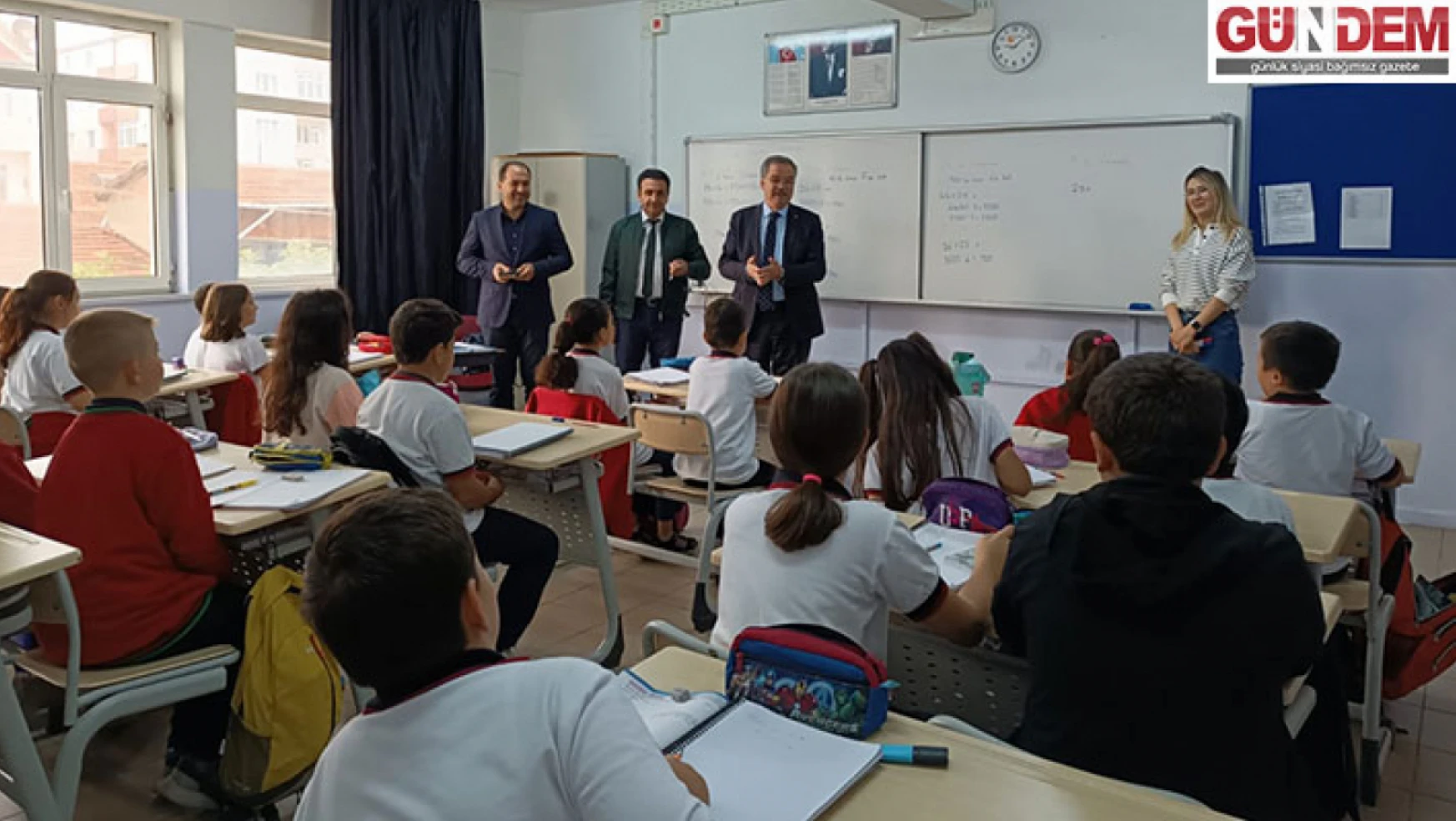 Milli Eğitim Müdürü Arpacı, İsmail Güner Ortaokulu'nu ziyaret etti