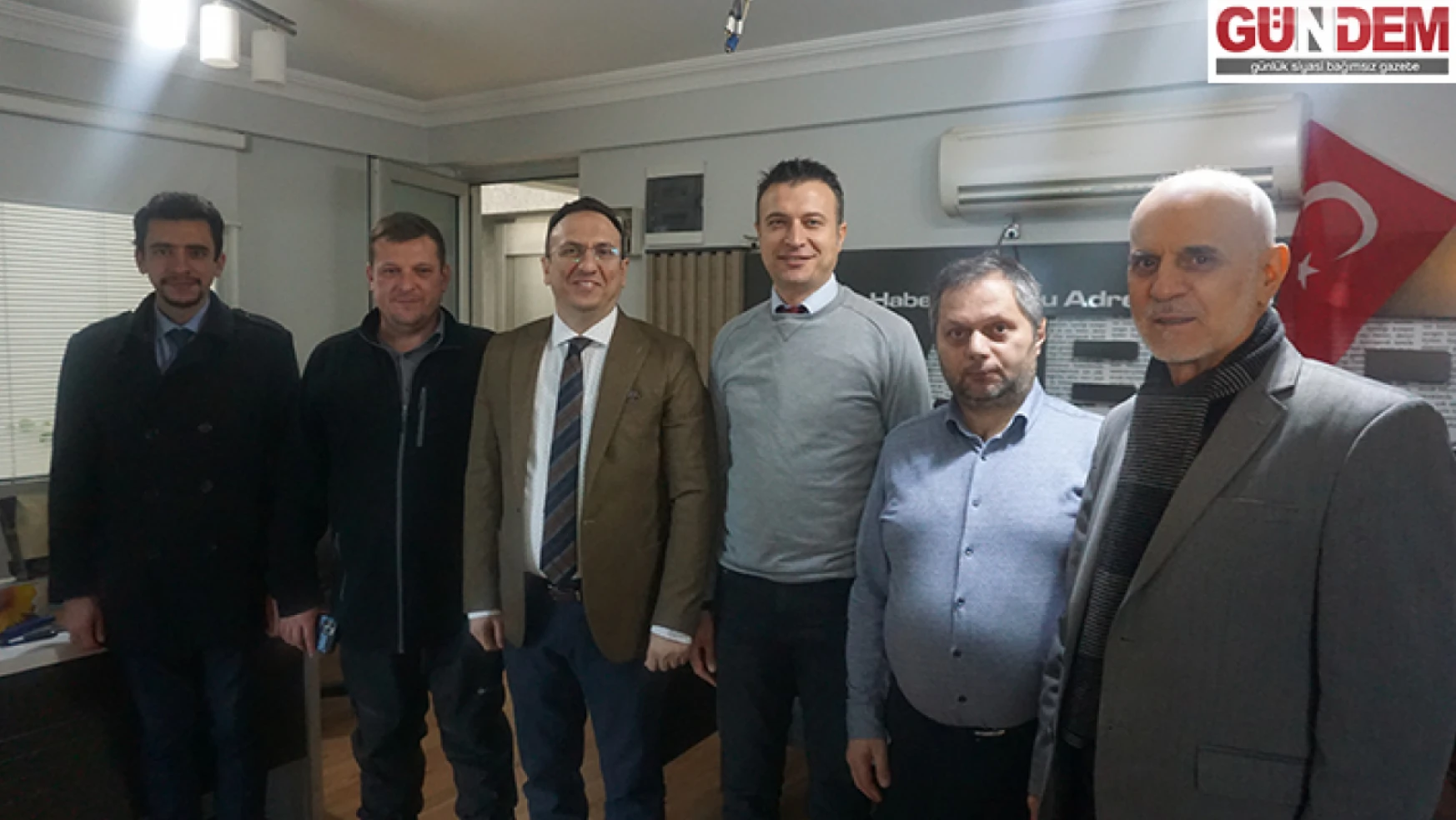 Saadet Partisi'nden Edirne Gündem Gazetesi'ne ziyaret