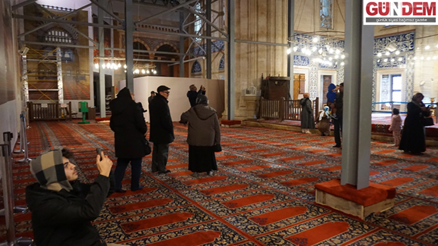 Selimiye Cami'si Regaip Kandili için hazır