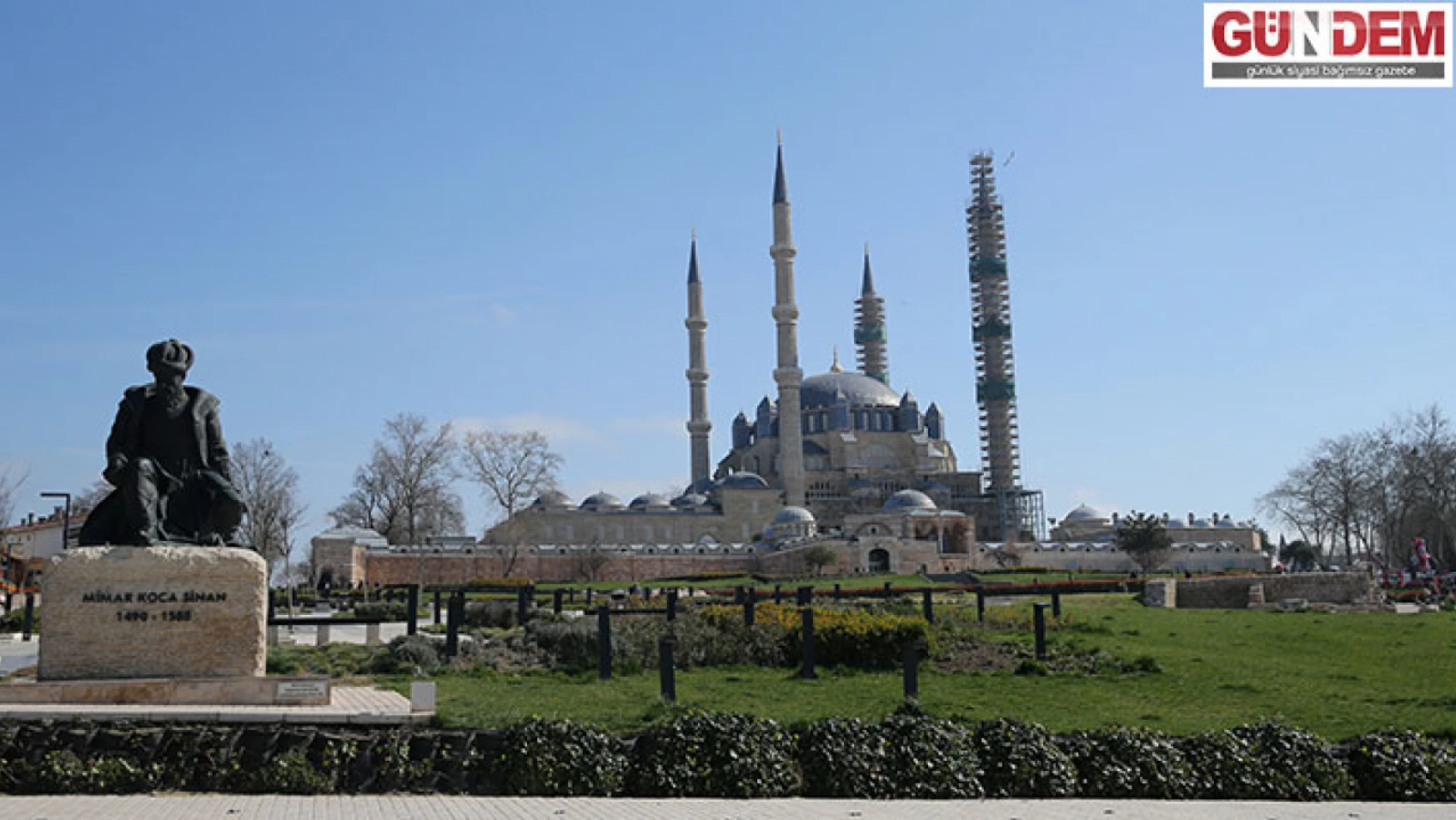 Selimiye'de restorasyon çalışmaları sürüyor