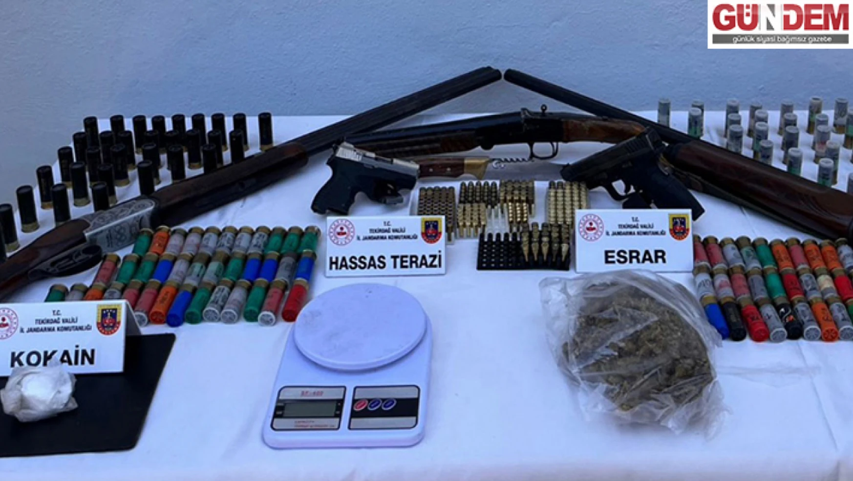 Tekirdağ'da uyuşturucu ticareti iddiasıyla yakalanan zanlı tutuklandı