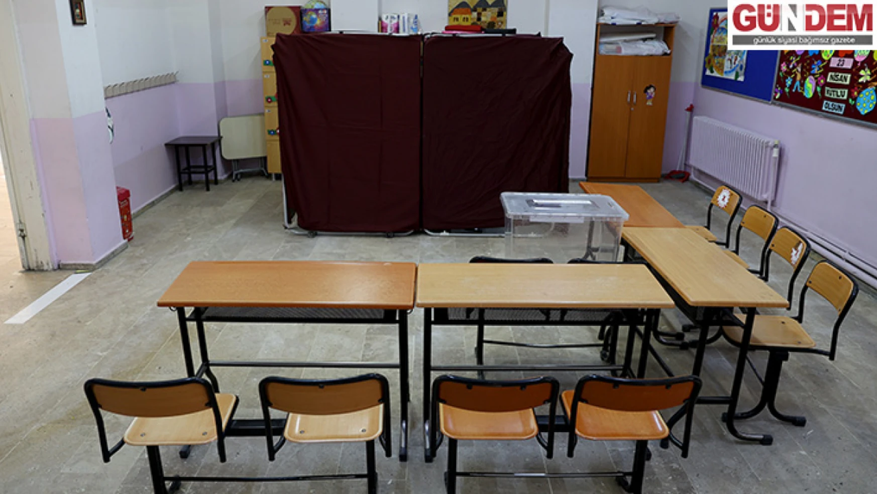 Trakya'da oy kullanılacak okullarda hazırlıklar tamamlandı
