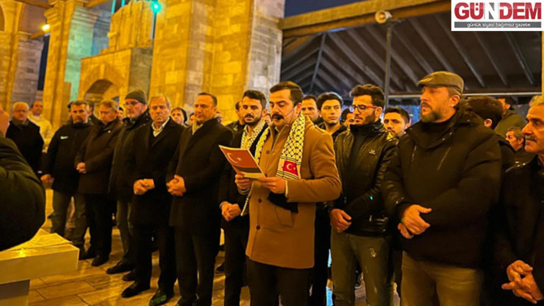 Trakya'da Salih el-Aruri ve hayatını kaybedenler için gıyabi cenaze namazı kılındı