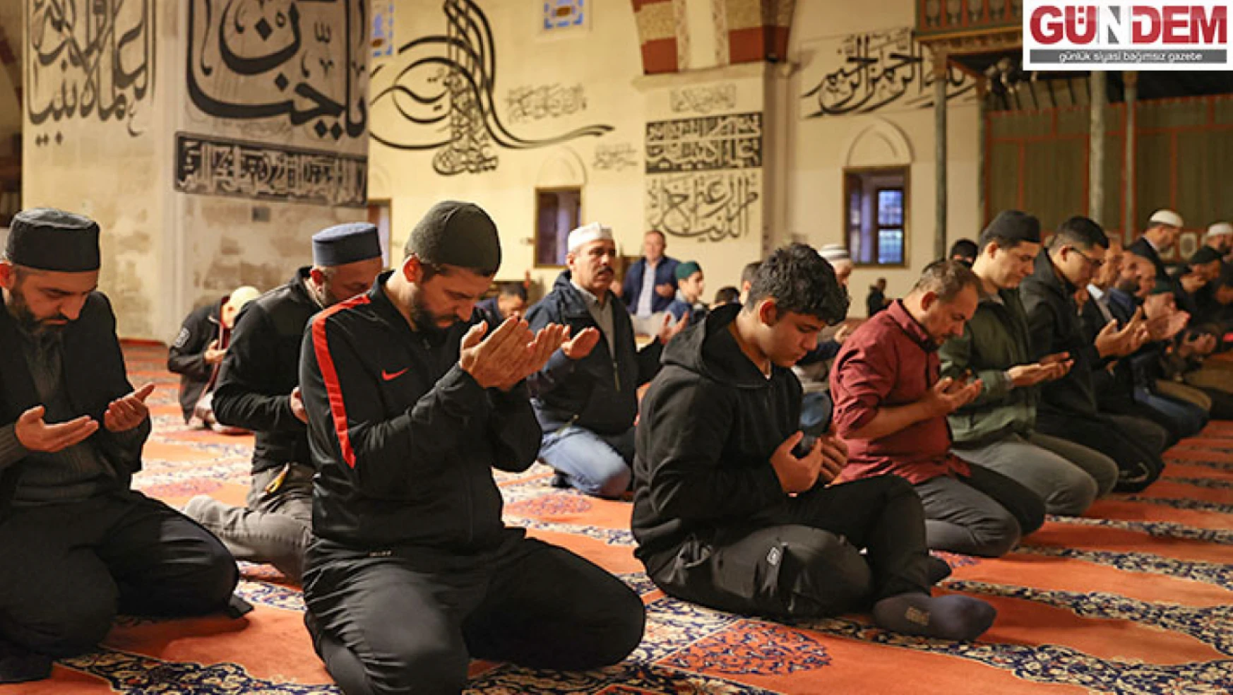 Trakya'daki camilerde Mehmetçik ve Filistin için dua edildi
