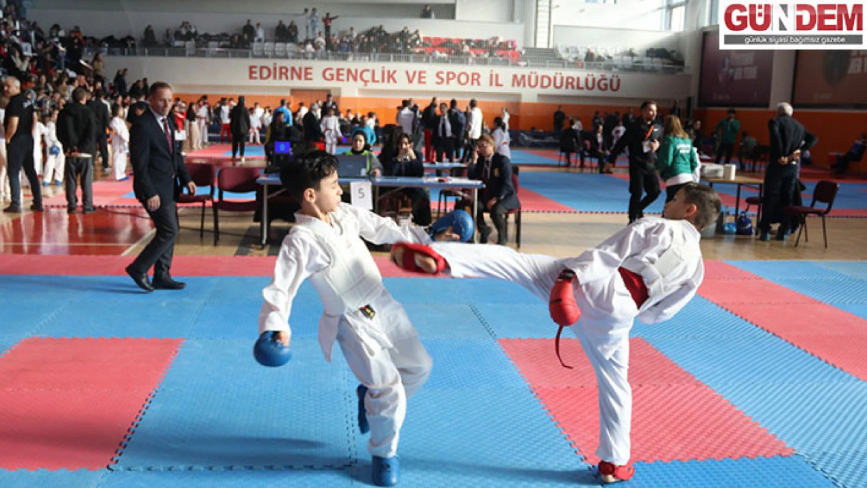 Trakya Karate Ligi'nin 3. etap müsabakaları Edirne'de gerçekleştirildi
