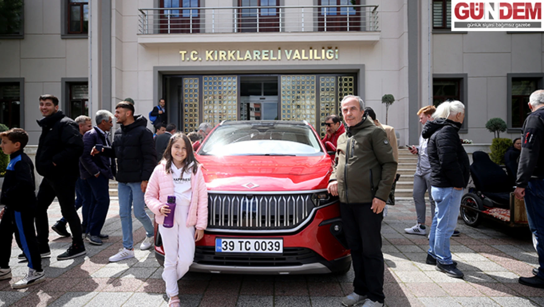 Türkiye'nin yerli otomobili Togg, Kırklareli'nde tanıtıldı