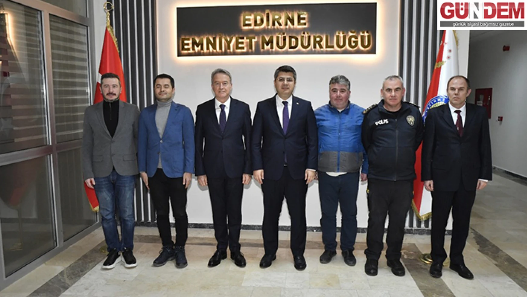 Vali Kırbıyık'tan emniyet müdürlüğüne tebrik ziyareti