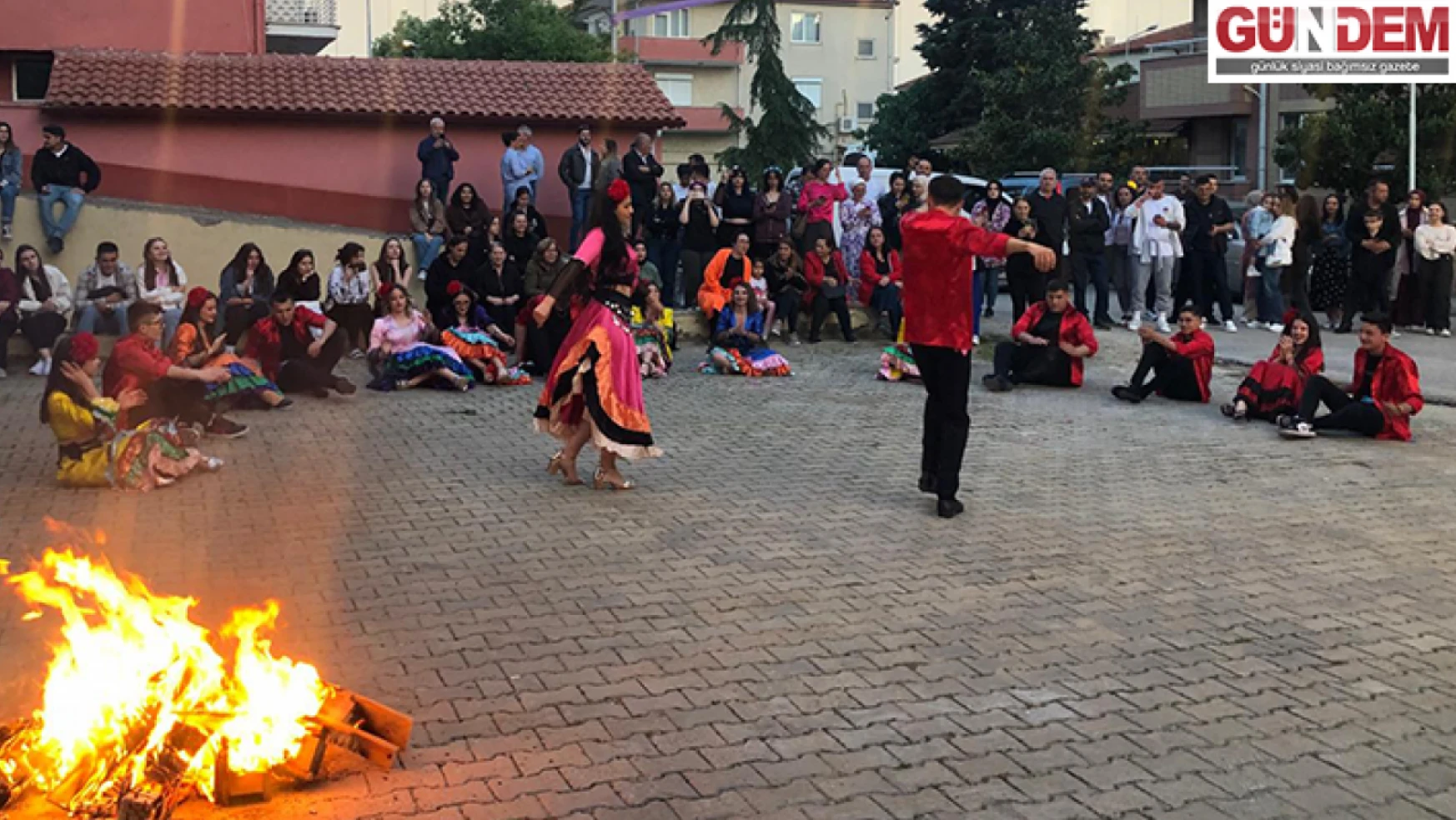 Zeynep'te geleneksel Kakava ateşi yandı