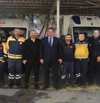 Acil sağlık standına yoğun ilgi