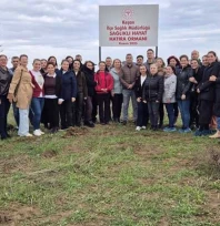 Akciğer kanseri farkındalık ayında anlamlı ağaçlandırma