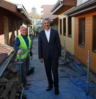 Ayakkabıcılar ve Terziler Çarşısı'nda restorasyon çalışmaları sürüyor