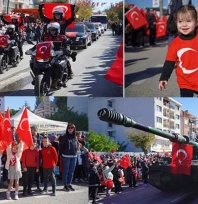 Cumhuriyet Bayramı kutlamalarında görkemli tören