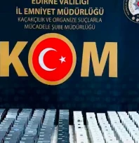 Edirne'de 500 kaçak elektronik sigara ele geçirildi