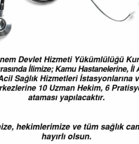 Edirne'ye 16 Yeni Doktor Ataması