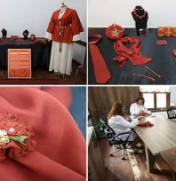 'Efsane renk' Edirne kırmızısı usta ellerde moda ürünlerine dönüşüyor