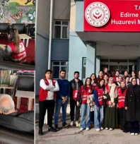 Genç Kızılay'dan huzurevine sıcak ziyaret