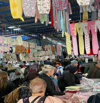 Güneşli hava pazara ilgiyi arttırdı