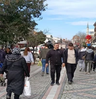 Güzel hava Edirne'yi hareketlendirdi