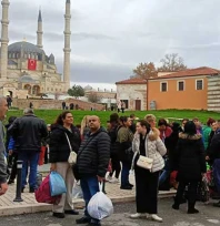 Hafta sonu Edirne'de kalabalık oluştu