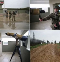 'Hudut kartalları' yılbaşını vatan nöbetinde karşıladı