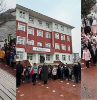 Kadripaşa İlkokulu 6 Şubat depremlerinde hayatını kaybedenleri andı