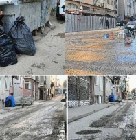 Kaleiçi toz-duman, vatandaşlar ve sürücüler tepkili