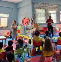 Keşan'da miniklere diş sağlığı dersi