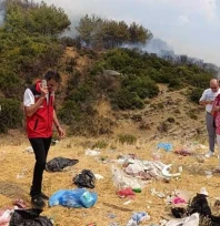 Keşan'da yangın mağdurlarına psikososyal destek