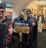 Kobra Murat, Edirne'nin markalarıyla buluştu