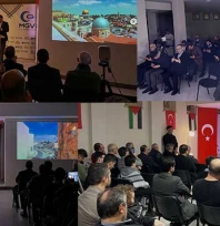 Kudüs için okunan mısralar gönüllere dokundu