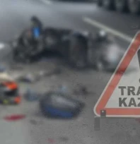 Motosikletlerin çarpıştığı kazada 1 kişi öldü