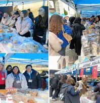 Öğrenciler Gazze için kermes düzenledi