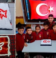 Öğrencilerden Türk Bayrağı etkinlikleri