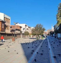 Saraçlar Caddesi yeni yıla sakin başladı