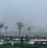 Selimiye camii gözden kayboldu, görüş mesafesi 50 metrenin altına düştü