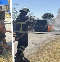 Seyir halindeki akaryakıt tankerinde çıkan yangın söndürüldü