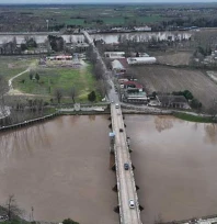 Son 2 günde Tunca Nehri'nin debisi 6, Meriç nehrinin debisi ise 3 kat arttı
