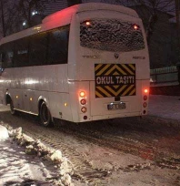 Taşımalı eğitime bir gün ara verildi