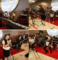 TED Edirne Koleji Ortaokul öğrencilerinden koridor konseri