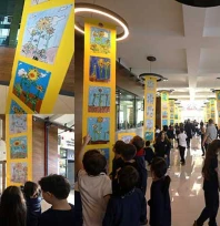 TED'li miniklerin ayçiçekleri sergisi büyük beğeni topladı