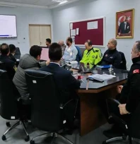 Trafik kazalarına ilişkin koordinasyon toplantısı