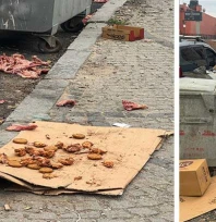 Vahşi besleme, çöp dağları ve bakımsız konteynerler: Çarşının kalbi leş gibi!