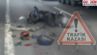 Motosikletlerin çarpıştığı kazada 1 kişi öldü