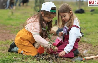 10 Kasım'da anma, 11 Kasım'da ağaçlandırma yeşil vatan için el ele