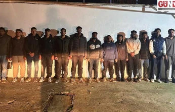 16 düzensiz göçmen yakalandı