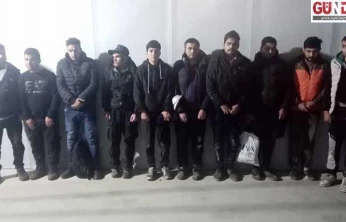 20 düzensiz göçmen yakalandı