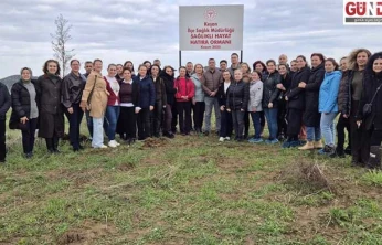 Akciğer kanseri farkındalık ayında anlamlı ağaçlandırma
