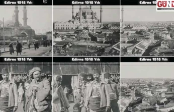 Bir asır önceki Edirne arşiv karelerinde