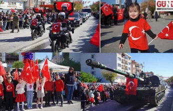 Cumhuriyet Bayramı kutlamalarında görkemli tören