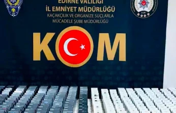 Edirne'de 500 kaçak elektronik sigara ele geçirildi